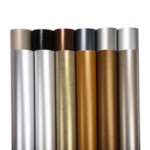 Papel pintado decorativo de Metal Peel and Stick, Película autoadhesiva, <span class=keywords><strong>vinilo</strong></span> de PVC de <span class=keywords><strong>acero</strong></span> inoxidable cepillado, pegatina para refrigerador doméstico - Product Image 1