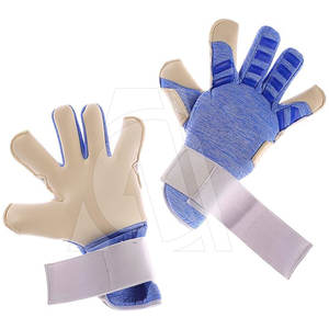 ถุงมือผู้รักษาประตูหนังระบายอากาศได้ดีแบบมืออาชีพกำหนดเอง2024มีคุณสมบัติป้องกันในสต็อก - Product Image 3