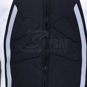 Blouson de moto en cuir unisexe CE Armor, coupe-vent, respirant, pour la course hivernale, résistant, pour la conduite - Product Image 4