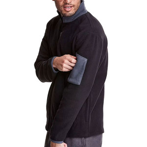 Veste en polaire tactique pour homme, couleurs personnalisées |   Couche intermédiaire thermique de performance 240 g/m² |   Broderie OEM sur le devant - Product Image 6