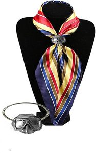 Máscara de buzo, Peltre inglés fino en una bufanda, servilletero de Metal para mesa de fiesta, piezas de centro, servilletero único para decoración del hogar - Product Image 5