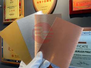 لوحة صور صبغ فارغة قابلة للطباعة ، لوحة نقل حراري من الألومنيوم الذهبي ، شريحة 3 A4 ، ألواح معدنية مخصصة ، طبقة PE - Product Image 4