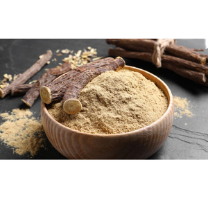 Remedio calmante de la naturaleza 100% polvo de extracto de hierbas Mulethi de grado alimenticio puro precio al por mayor de soporte de salud natural de la India - Product Image 2