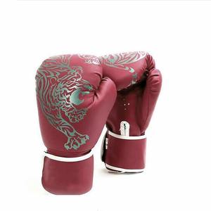 OEM profesional de alta calidad de cuero genuino de vaca guantes de boxeo logotipo personalizado equipo de fitness para los hombres para MMA y Sanda - Product Image 2
