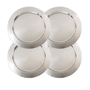 Meilleure vente assiette de chargeur de qualité Standard avec finitions multiples vaisselle en métal solide assiette alimentaire Design moderne - Product Image 4