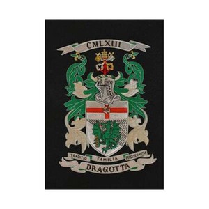 Beautiful Hand Embroidery Lace <b>Frame</b> Badges with Customized <b>Family</b> Crests and Souvenir Design - Product Image 5