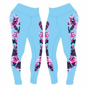 Leggings de yoga à ourlet froncé pour femmes, taille haute, effet push-up, design sans couture, respirant, tissu à séchage rapide, imprimé décontracté - Product Image 5