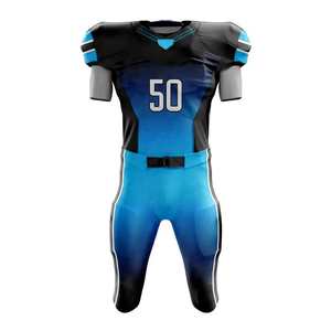 Uniforme de football américain pour hommes et jeunes, ensemble de vêtements de sport d'équipe avec impression personnalisée et broderie disponible - Product Image 5