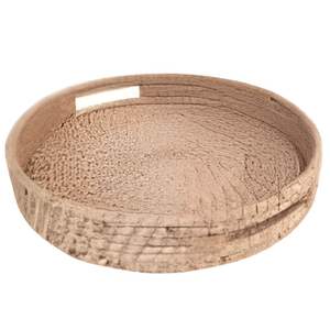 Plateau rond en bambou réutilisable de haute qualité meilleur prix artisanat d'exportation d'Indonésie avec accessoires de plateau - Product Image 2