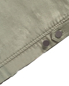 Usine Travail Toile Coton Doublure Matelassée Fermeture Éclair Casual Construction Mécanicien Travailleurs Veste De Travail - Product Image 5