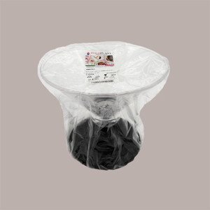 Gobelet en plexiglas transparent réutilisable EIS de 600 cc avec base noire, matériau plastique, contact alimentaire sans danger pour la crème glacée - Product Image 4