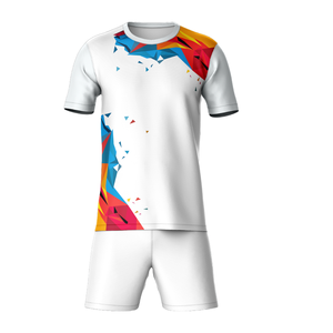 ชุดเสื้อฟุตบอลของผู้ชายชุดกีฬาสองชิ้นระบายอากาศได้โลโก้ปรับแต่งได้คุณภาพสูงเทคโนโลยีการพิมพ์ที่ยอดเยี่ยมคุ้มค่า - Product Image 1