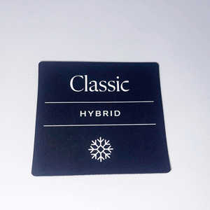 Eco-Friendly Polyester Satin Folded Woven Labels with Digital Printing and Heat Cut <b>Edge</b> for Garments - Product Image 5