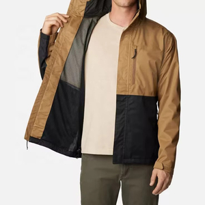 2026 chaqueta de entrenador con logotipo personalizado de alta calidad para hombre, chaqueta informal personalizada transpirable con soporte de lona de Color sólido para invierno OEM - Product Image 3