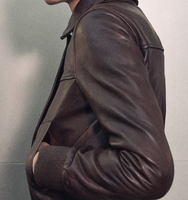 Meilleur blouson bombardier en cuir pour femmes en vente veste pas chère entièrement personnalisée veste en cuir de mouton nappa pour femmes