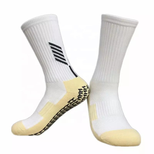 <b>Custom</b> Made <b>Grip</b> <b>Socks</b> for Men Women Light Weight Spandex/Polyester/Cotton Quick Dry Eco-Friendly OEM Service - Product Image 1