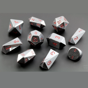 Dados de Pirita de Alta Calidad, Híbridos, 10 Piezas, Dados de Piedras Preciosas Grabadas, Juego de Dados Personalizados, Dados de Cristal Natural Vikingo, Mayorista - Product Image 5