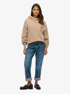 Séchage rapide goutte épaule dernière taupe femmes essentiel sweat à capuche surdimensionné Anti-rides et respirant sweats à capuche vierges pour les femmes - Product Image 4
