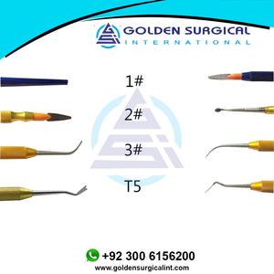 Couteau à découper en cire Sculpture en plâtre dentaire Couteaux à fond plat Outil de lame de spatule de dentiste Ensemble dentaire Instruments chirurgicaux - Product Image 2