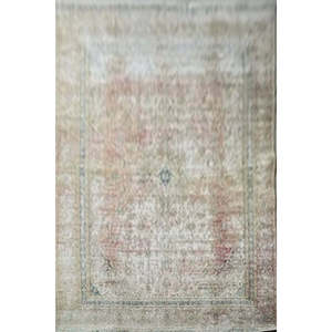 Tapis persan noué à la main, unique en son genre, 12'1 x 8'8 R15445 - Product Image 1