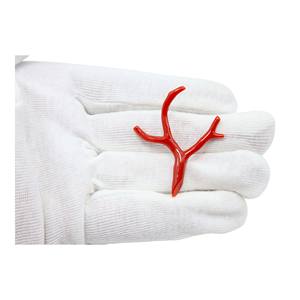 ปะการังแดงแบบอิตาลีธรรมชาติหินอัญมณีทรงหลวมเรียบขัดผิวเรียบเนียนปะการังปะการังทะเลเมดิเตอร์เรเนียนจี้เครื่องประดับทำ - Product Image 1