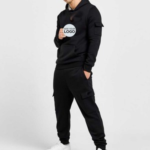 Ensemble survêtement à capuche pour hommes 2 pièces survêtement décontracté vêtements de détente unisexe mode vêtements hommes survêtements - Product Image 5