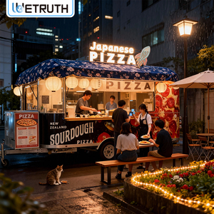 <strong>Food</strong> Truck Mobile Kitchen Trailer Fully Equipped Concession <strong>Stand</strong> Coffee Ice Cream Hot Dog Candy Cart - Product Image 1