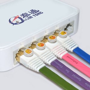 Qin bằng sáng chế 3M CAT6 <span class=keywords><strong>UTP</strong></span> 24AWG <span class=keywords><strong>UTP</strong></span> phẳng vá dây PVC/LSZH Ethernet mạng vá cáp (tùy chỉnh) - Product Image 3