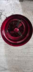 Cheminée rotative Dorello avec verre céramique et acier inoxydable, design moderne pour foyer, poêle à bois - Product Image 4