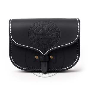 Sac Pochette Médiéval Multifonctionnel en Cuir Pleine Fleur Imperméable pour Utilisation en Costume, Éléments de Design Historique, Excellent Jeu de Rôle, OEM - Product Image 1