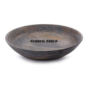 Mango Wood Round Shape <b>Chocolate</b> Bowl Customized Color Designer Sweet Bowl <b>Ramadan</b> Table Decoration Wood <b>Chocolate</b> Bowl - Product Image 4