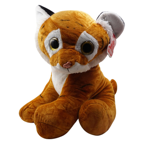 Giocattolo di peluche di tigre arancione/bianco da 55cm peluche peluche per bambini peluche regalo perfetto per il ruolo per il gioco - Product Image 1