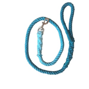Correa para Perro de Cuerda de Algodón Natural, Moderna y Elegante, en Color Turquesa Degradado - Product Image 1