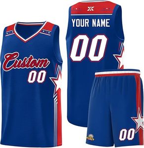 Custom Basketball Uniform Personalized Printed Team and Number Basketball Top Set and <b>Shorts</b> Sports industry - Product Image 1