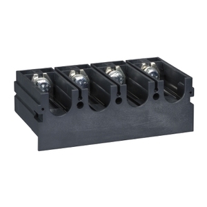 Per Schneider Electric ComPacT NSX 100/160/250 - Connettore a spinta singola per busway e cavi, 4 poli, connessione piatta, passo da 35mm a 45mm - Product Image 1