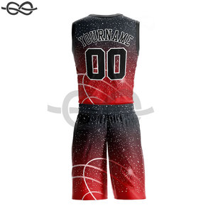 Uniforme reversible de baloncesto para niños y hombres con diseño en blanco al por mayor, ropa deportiva para exteriores, ropa deportiva para niños sin mangas BSCI, venta al por mayor, ropa deportiva - Product Image 2