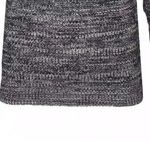 Pulls en tricot 100% coton surdimensionnés de style nouveau personnalisés pour hommes, logo brodé personnalisé - Product Image 3