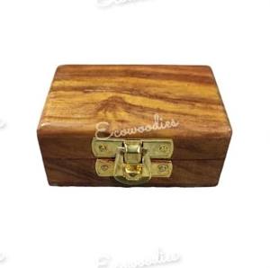 Cajas de madera de bambú natural de calidad superior con tapa con bisagras para regalos de joyería, pendientes de escaparate, herramientas de hierbas y especias - Product Image 4
