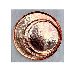 Bandeja de Cobre para Servir, Plato Dorado Mate para Servir Alimentos, Bandeja de Cobre para Servir y Almacenar, Precio Más Bajo - Product Image 4