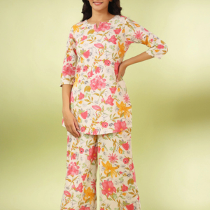 ชุดผ้าฝ้ายแฟชั่นสไตล์โบฮีเมียนสำหรับผู้หญิงสองชิ้นจากผู้ผลิตและผู้ค้าส่ง - Product Image 1