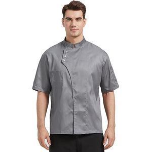 Vestes de chef en coton cousues avec précision professionnelles équipement culinaire essentiel pour les cuisines technique de couture artisanat en tissu textile - Product Image 1