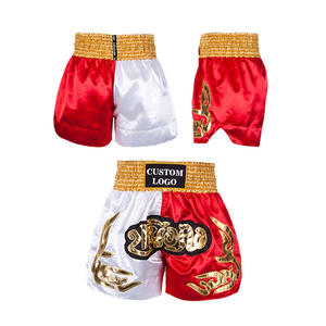 Promotion Shorts de boxe vierges personnalisables avec logo, vente en gros, service OEM, meilleure qualité, fabriqués au Pakistan - Product Image 5