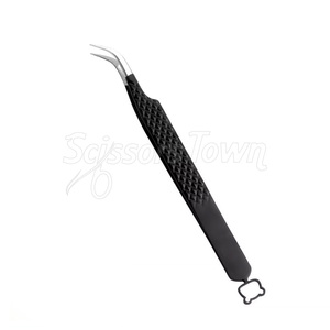 Pince à cils de précision avec logo personnalisé Design léger pour extensions de cils - Product Image 1