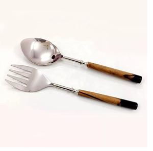 Ensemble de couverts en métal, nouveau dernier ensemble de couverts en vente de gros, nouvel ensemble de cinq couverts en plaqué or avec poignée en métal en vente élevée - Product Image 3