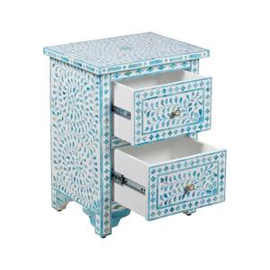 Wholesale Supply Of Designer Blue and <b>White</b> Beautiful Bone Inlay Coffee <b>Table</b> Handmade Living Room Furniture for Wholesale Buyer - Product Image 6