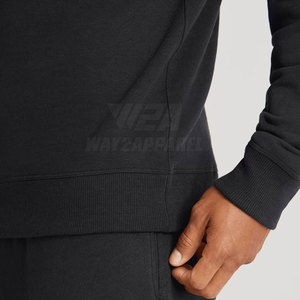 Ensemble de survêtement pour homme, coupe décontractée, mélange de coton, deux pièces, tenue douce et confortable pour un usage quotidien décontracté - Product Image 4