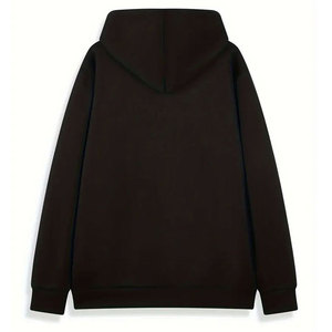 Las sudaderas con capucha de lana de Color sólido transpirable de algodón 100% para hombre más vendidas, gran oferta, elementos esenciales de invierno con serigrafía al mejor precio - Product Image 2