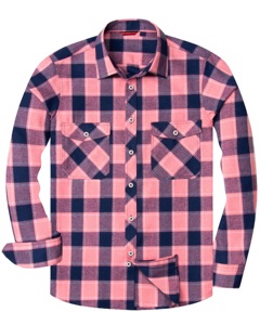 Fabrication sur mesure OEM Chemise en flanelle de coton à carreaux pour hommes Flanelle douce et confortable pour un usage quotidien. - Product Image 4
