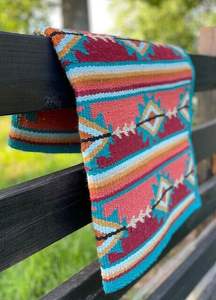 Durable Polycotton Western Saddle <b>Blanket</b> Comfortable Barrel Racing Equipment for <b>Horse</b> Racing Long Riding Sessions Saddle Pads - Product Image 4