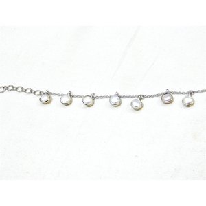 925 Sterling <b>Silver</b> Natural Shape <b>Pearl</b> <b>Bracelet</b> Handmade Vintage Bezel Jewelry with Genuine <b>Pearl</b> Unique Bangles - Product Image 1